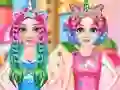 Spill Princesses Rainbow Unicorn Hair Salon online