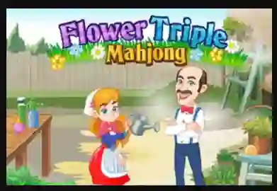 Spill Flower Triple Mahjong online