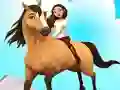Spill Horse Run 3D online