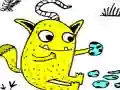 Spill Funny Monsters Puzzle online