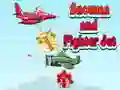 Spill Snowman and Fighter Jet online