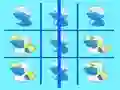 Spill Smurfs Tic Tac Toe online