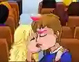 Spill Yellow Bus Kiss online