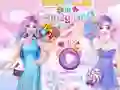Spill Barbie and Elsa in Candyland online