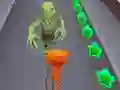 Spill Angry Cat Run Zombies Alley online