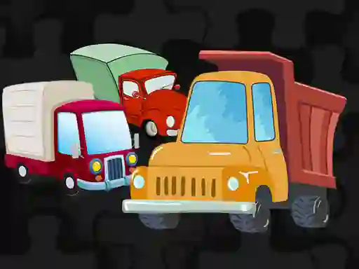 Spill Cartoon Truck Jigsaw online