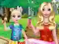 Spill Mommy And Daughter Summer Day online