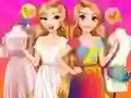 Spill Princesses Outfit Coloring online