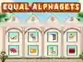 Spill Equal Alphabets online