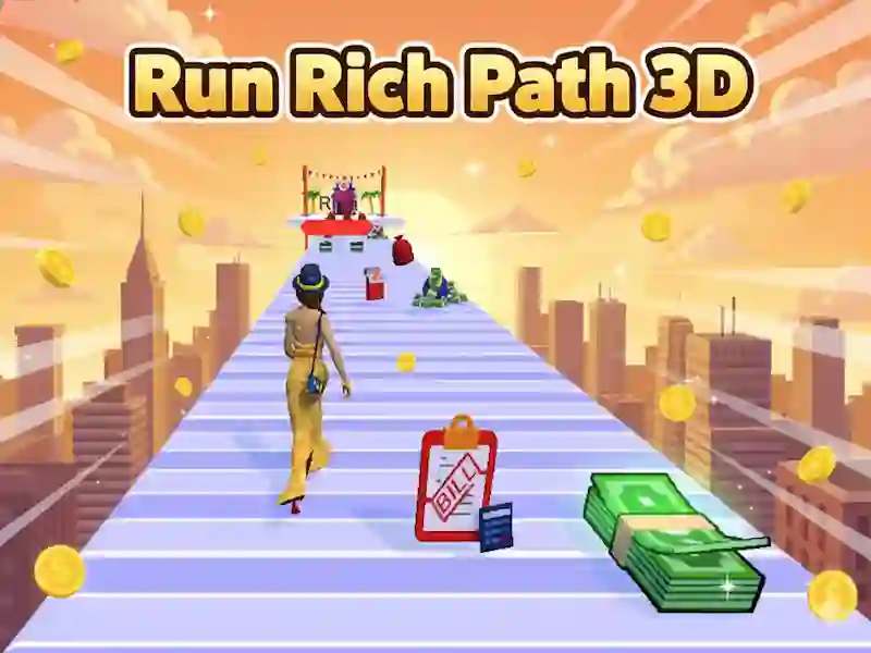 Spill Run Rich Path 3D online