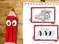 Spill Back To School Cars Coloring Book online