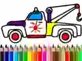 Spill Back To School: Truck Coloring Book online