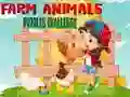 Spill Farm Animals Puzzles Challenge online