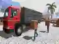 Spill Asian offroad cargo truck driver online