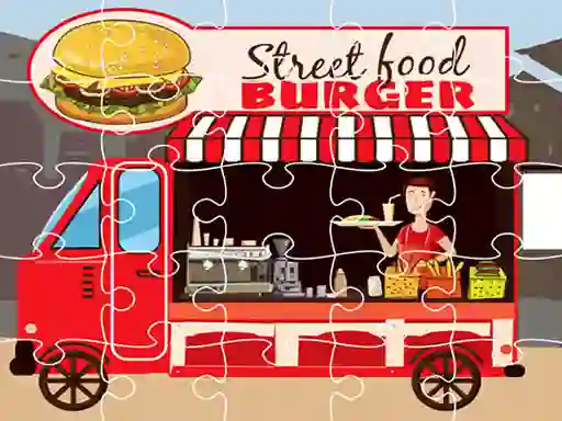 Spill Burger Trucks Jigsaw online
