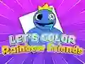 Spill Let's Color: Rainbow Friends online