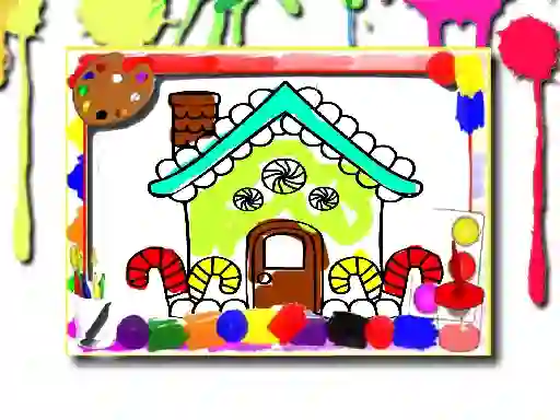 Spill House Coloring Book online