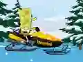 Spill Spongebob Snowmobile online