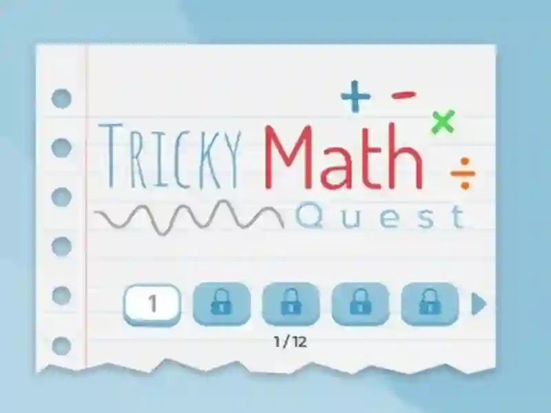Spill Tricky Math Quest online