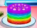 Spill Cooking Rainbow Cake online