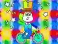 Spill Coloring Book: Monkey Rides Unicycle online