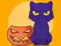 Spill Coloring Book: Halloween Cat online