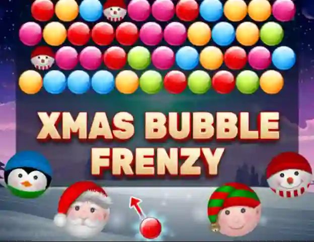 Spill Xmas Bubble Frenzy online