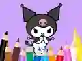 Spill Coloring Book: Kuromi Carries Bag online
