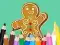 Spill Coloring Book: Gingerbreads online