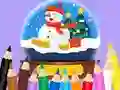 Spill Coloring Book: Christmas Crystal Ball online