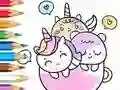 Spill Coloring Book: A Cup Of Unicorn online