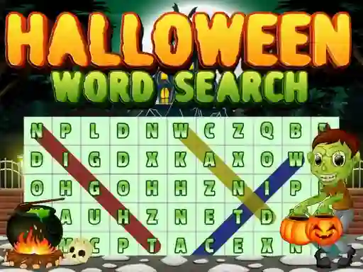 Spill Halloween Words Search online