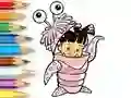 Spill Coloring Book: Monster Costume Girl online