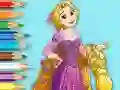 Spill Coloring Book: Princess Rapunzel online