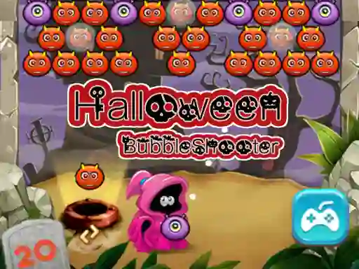Spill Halloween Bubble Shooter online