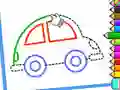 Spill Toddler Drawing: Cute Car online