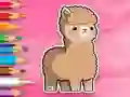 Spill Coloring Book: Cute Alpaca online