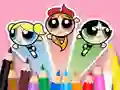 Spill Coloring Book: The Powerpuff Girls online