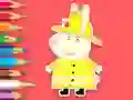 Spill Coloring Book: Rabbit Firefighter online