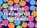 Spill Burst the Colorful Balloons online