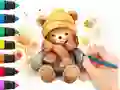 Spill Coloring Book: Autumn Bear online