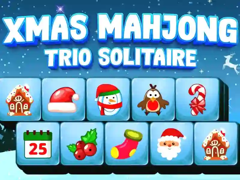 Spill Xmas Mahjong Trio Solitaire online