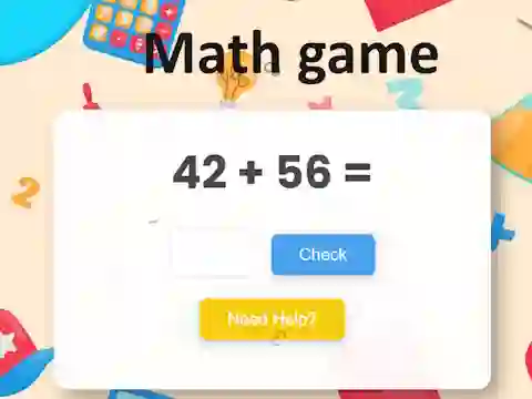 Spill Math game online