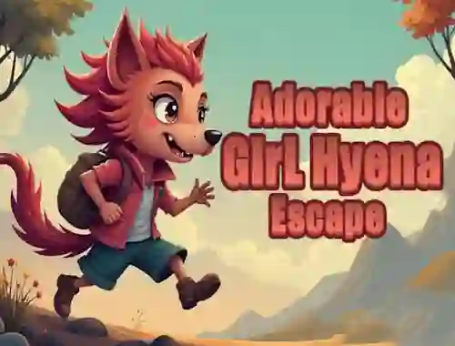 Spill Adorable Girl Hyena Escape online