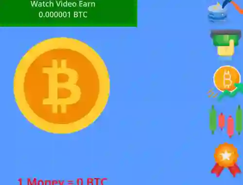 Spill Bitcoin Clicker Game online