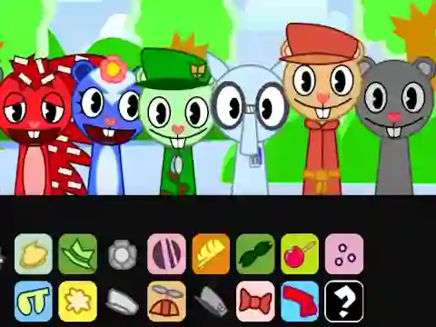Spill Happy Sprunk Friends online