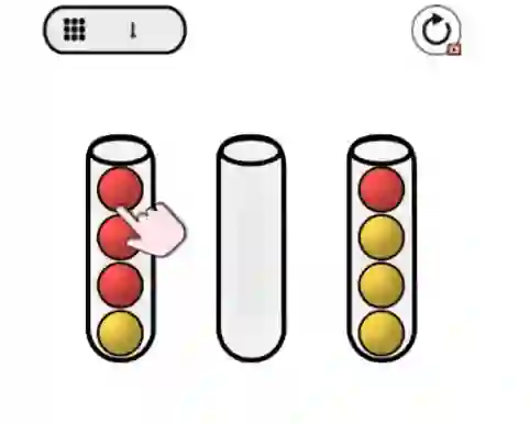 Spill Balls Sorter online