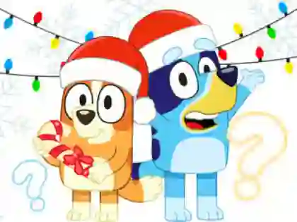 Spill Kids Quiz: Bluey Christmas Quiz online