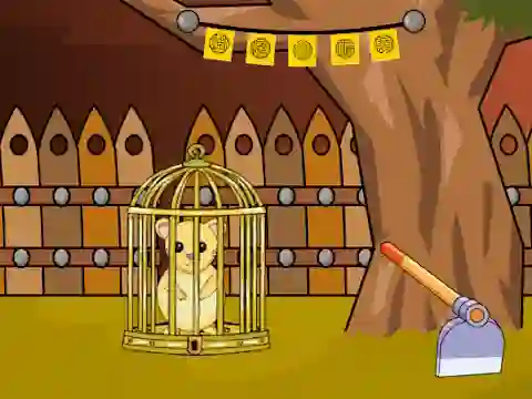 Spill Cute Hamster Escape from Cage online