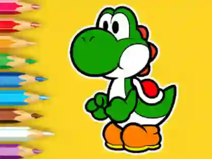 Spill Coloring Book: Yoshi Fishing Day online